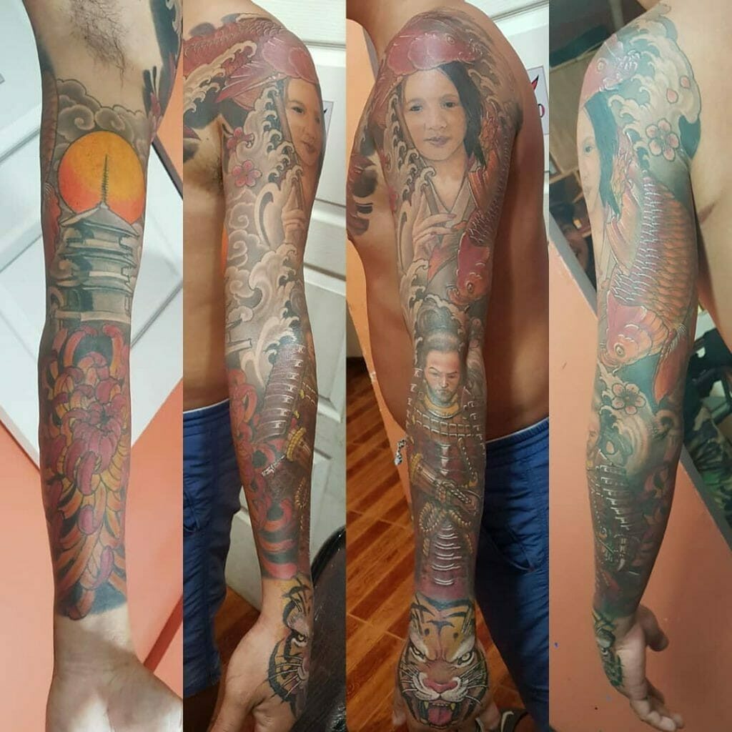 Japanese sleeve Tattoo