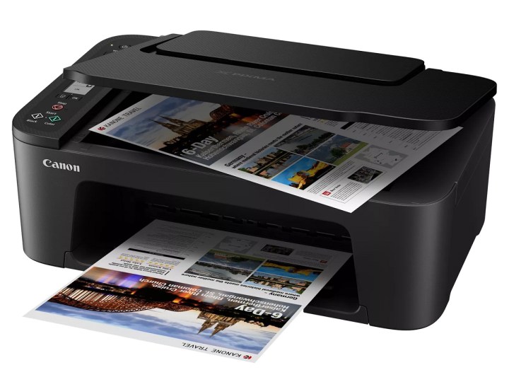 Canon PIXMA TS3520 all-in-one printer on white background.