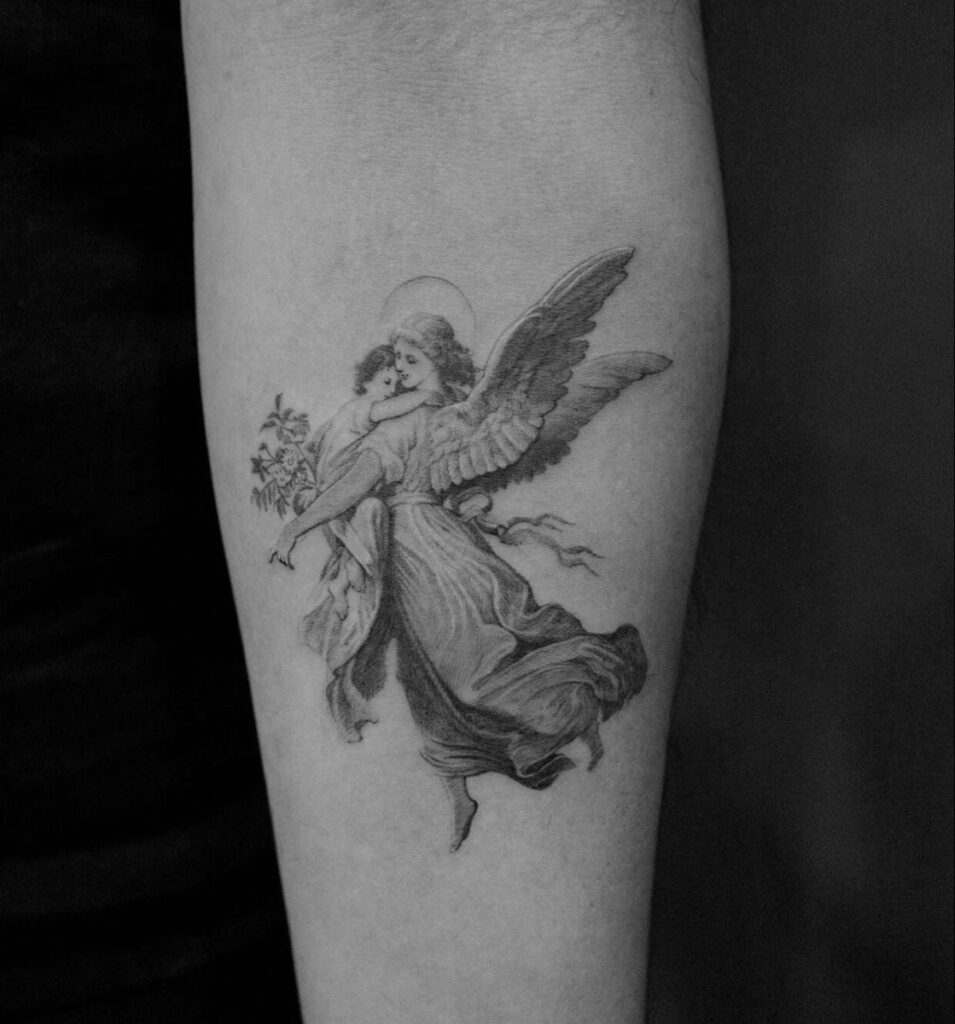 Guardian Angel Tattoo