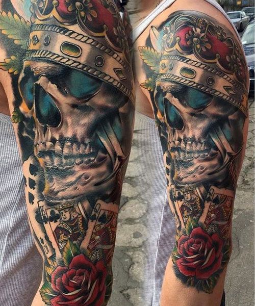 half sleeve tattoo