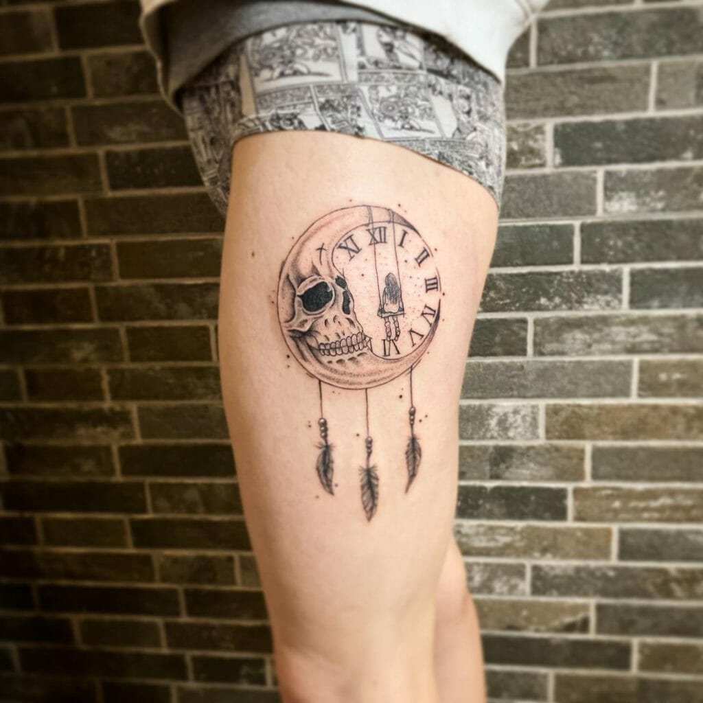 Halloween Clock Tattoo ideas