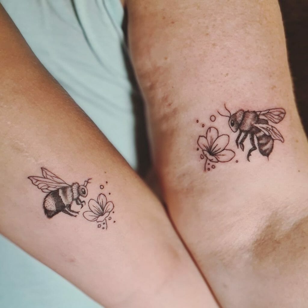 Honey Bee Tattoo