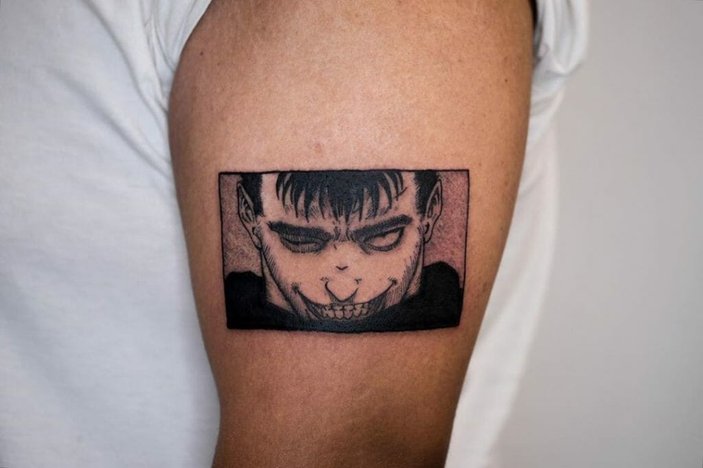 Insane Berserk Main Character Tattoo