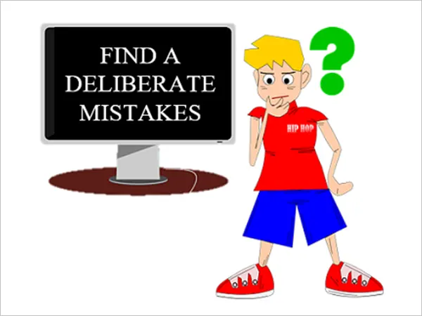 Intentional Mistakes as a teaching strategy