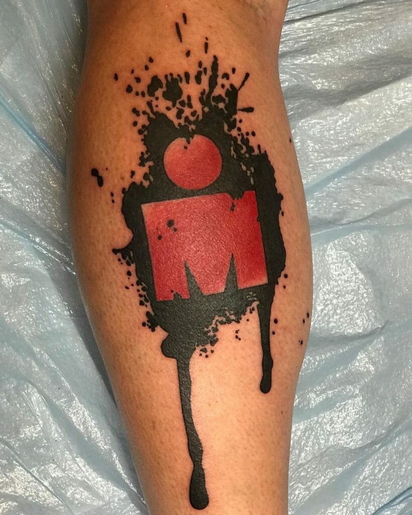 Ironman race tattoo