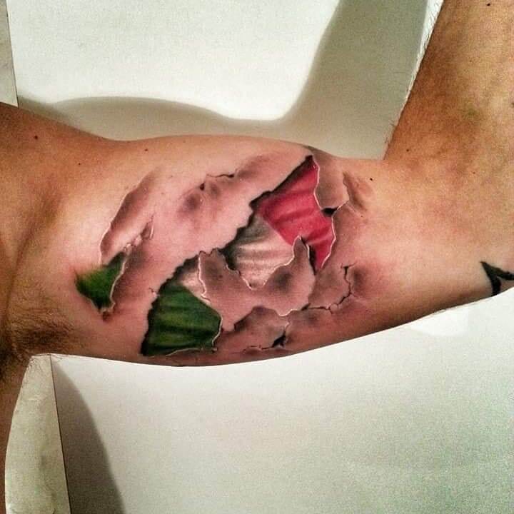 Italian Skin Style Sleeve Tattoo