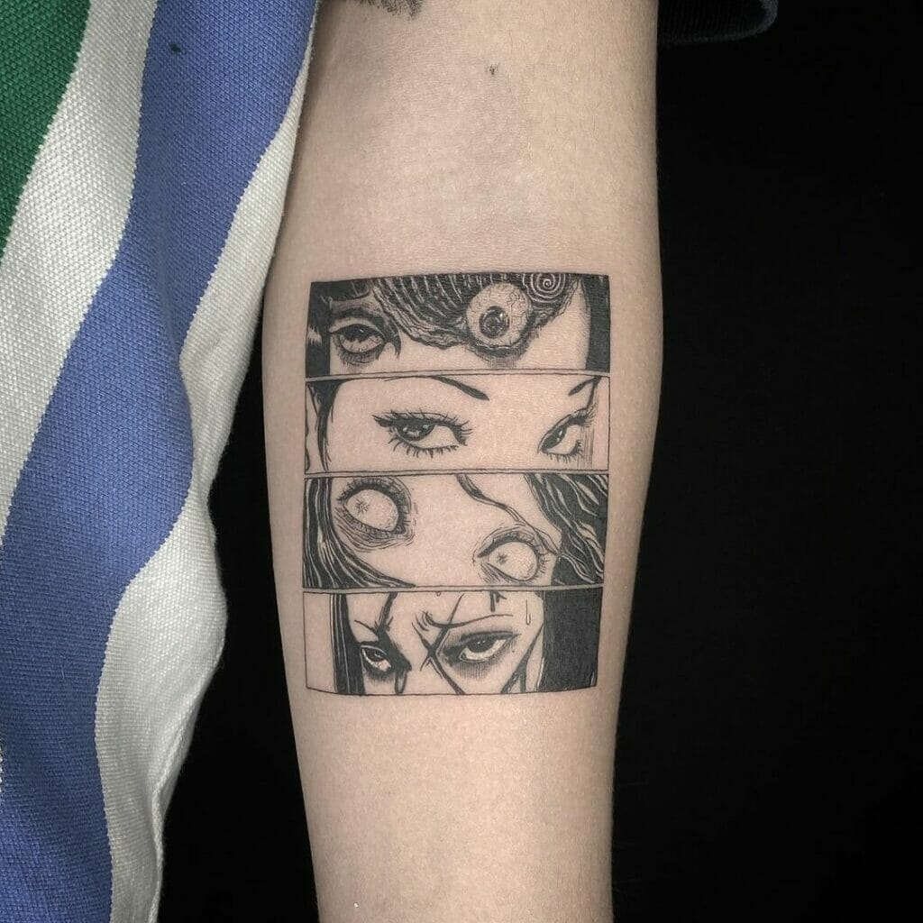 Junji Ito Eye Tattoos