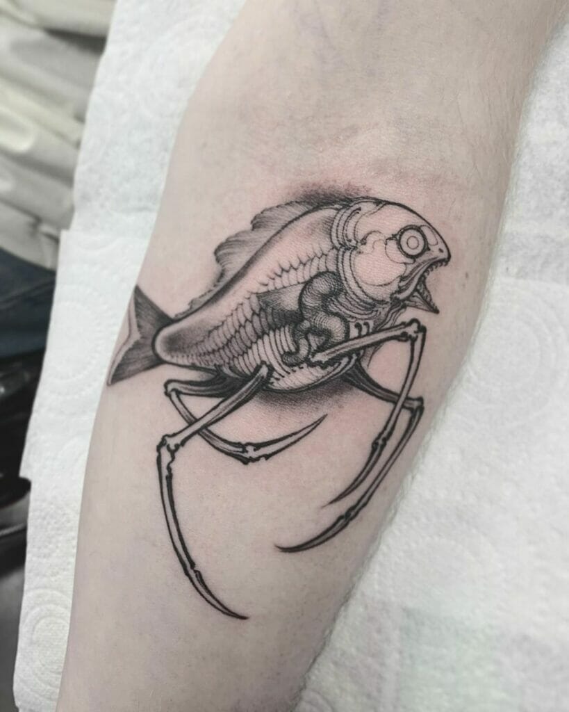 Junji Ito Gyo Fish Tattoo