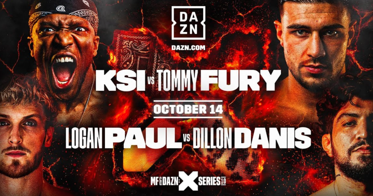 KSI Logan Paul DIllon Danis Tommy Fury Promotional Poster