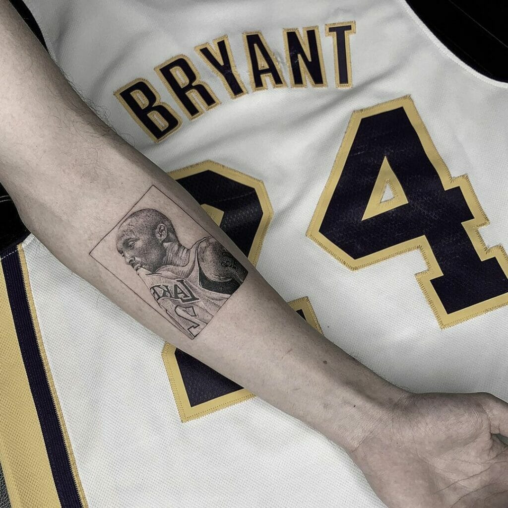 Kobe’s Jersey Chewing Tattoo