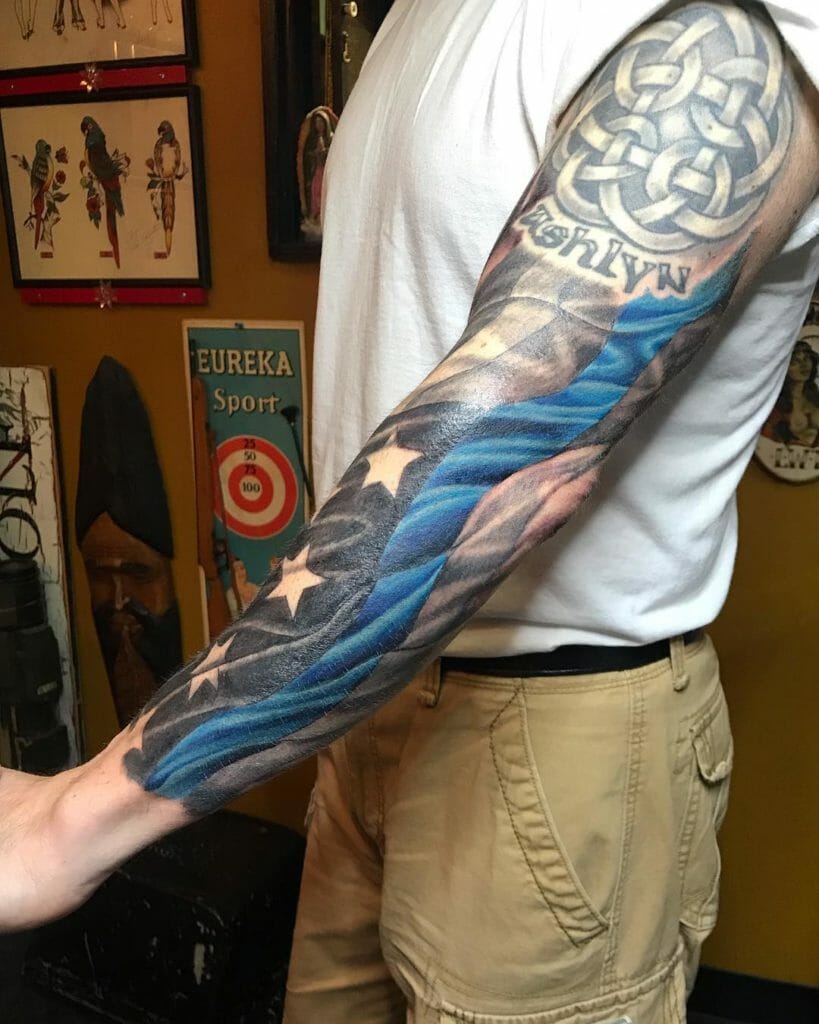 Law enforcement tattoo