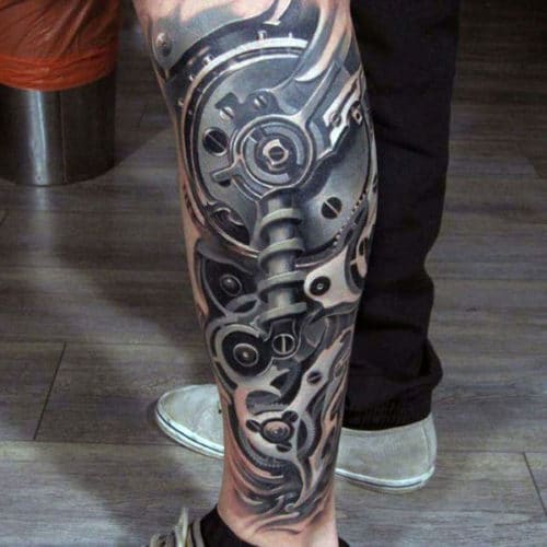 Leg Sleeve Tattoo