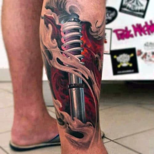 Leg Sleeve Tattoo