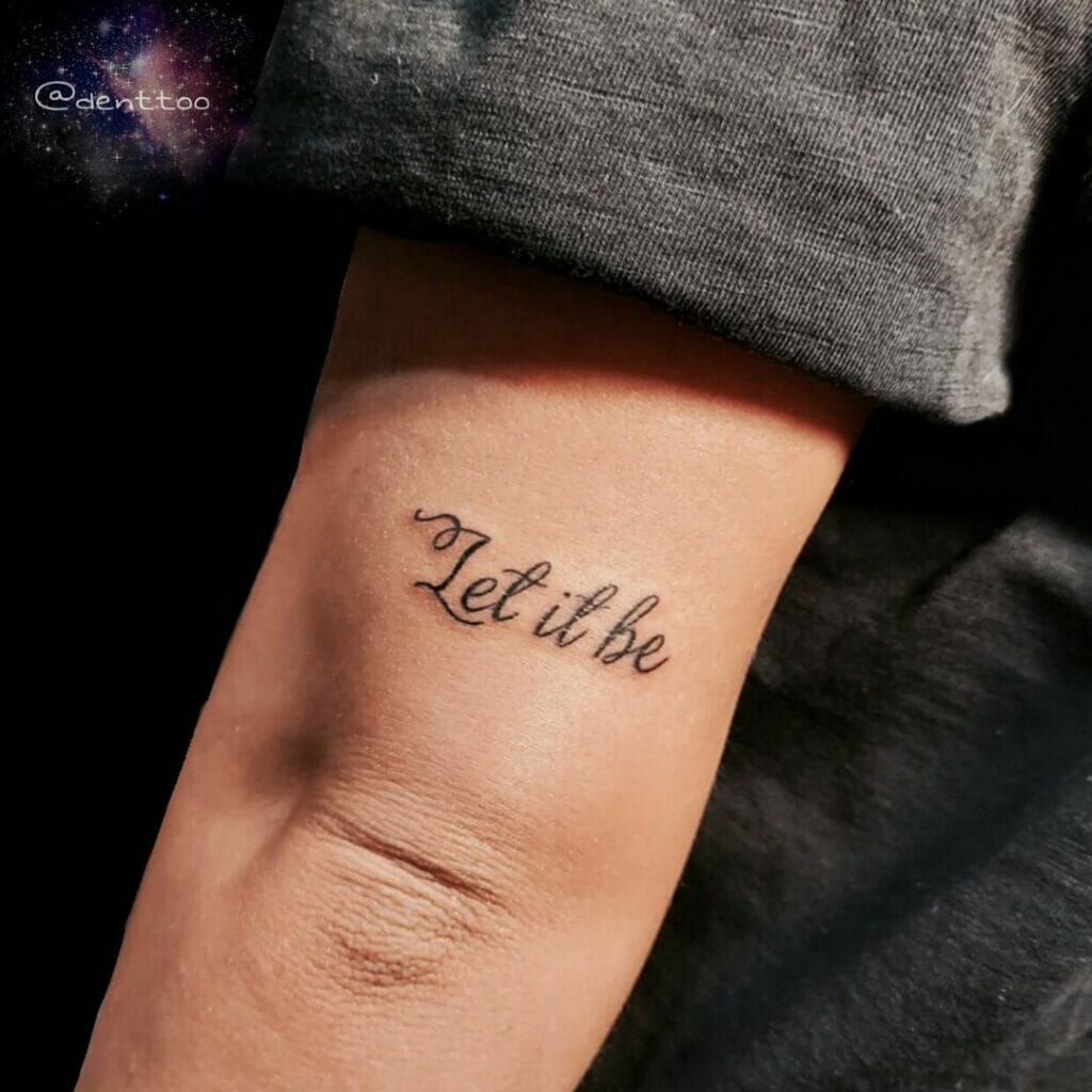 Let It Be Tattoo