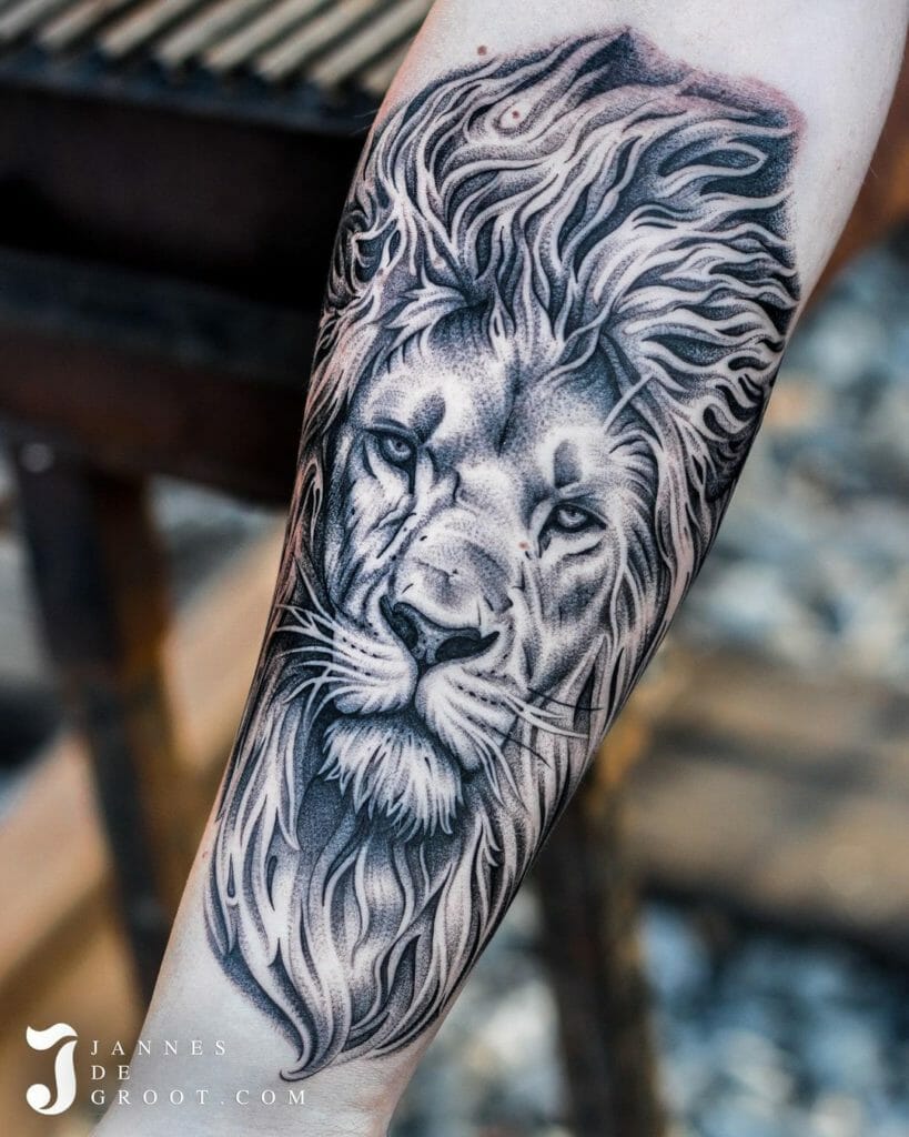 Lion Head Tattoo Designs