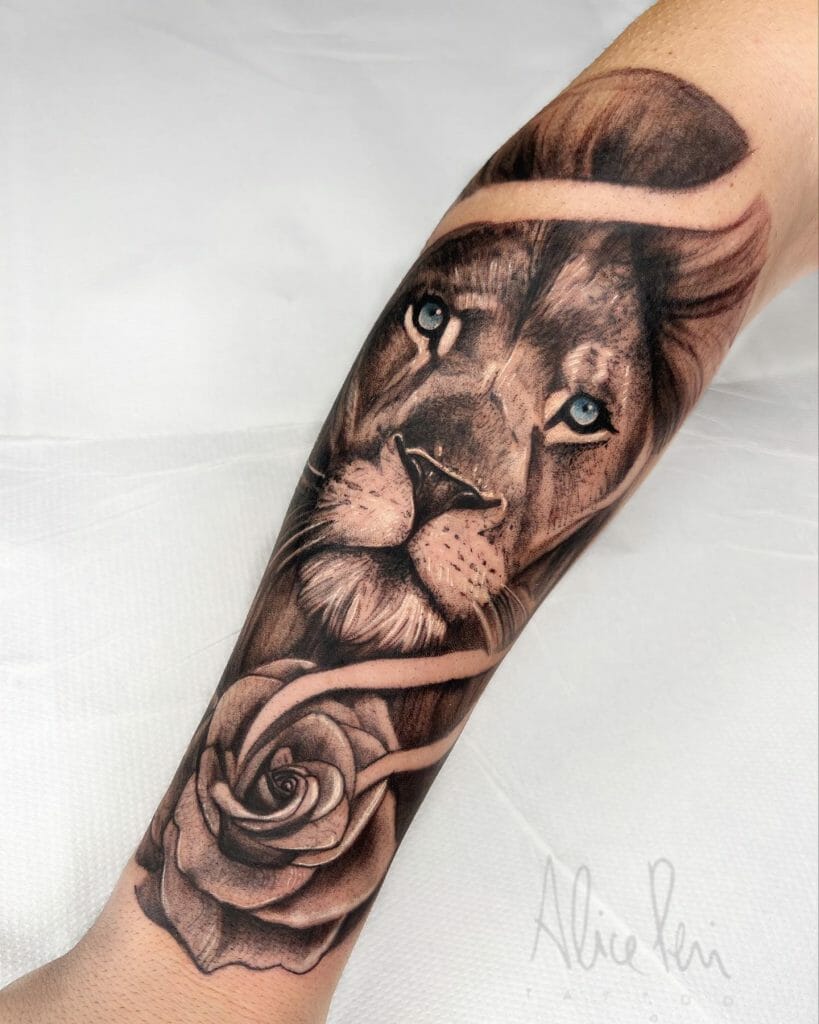 Lion Sleeve Tattoo For Men ideas