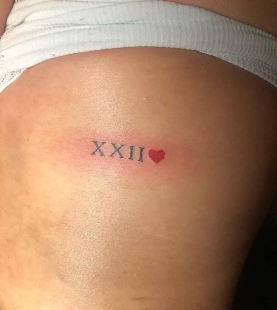 Roman Numeral Tattoo