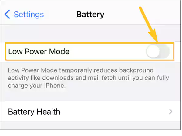 Low Power Mode