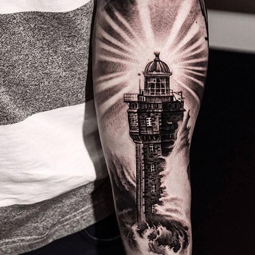 quarter sleeve tattoo