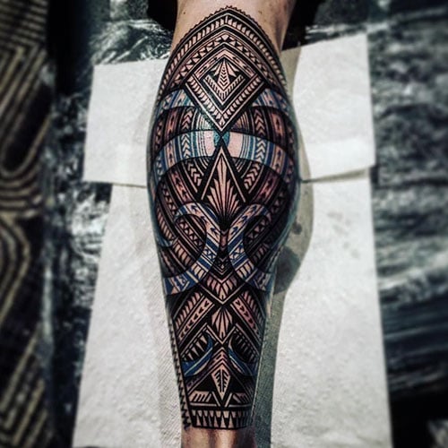 Leg Sleeve Tattoo