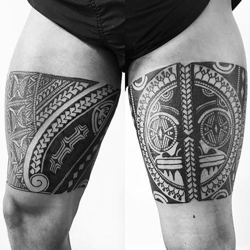 Leg Sleeve Tattoo