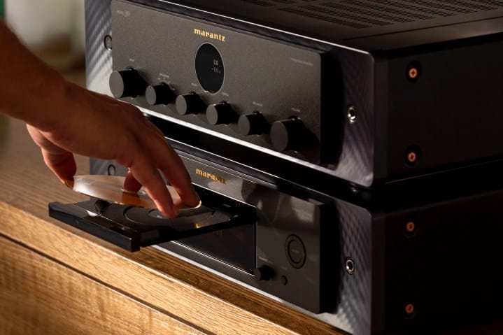 Marantz Model 50 integrated amplifier and CD 50n network CD player.