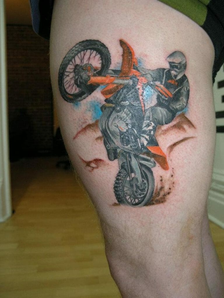 Men dirt bike design