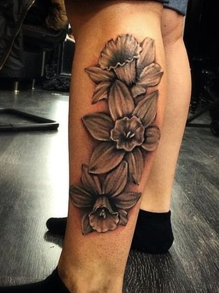 masculine mens floral tattoo sleeve