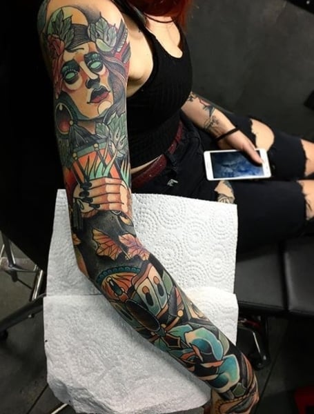 neo traditional tattoo