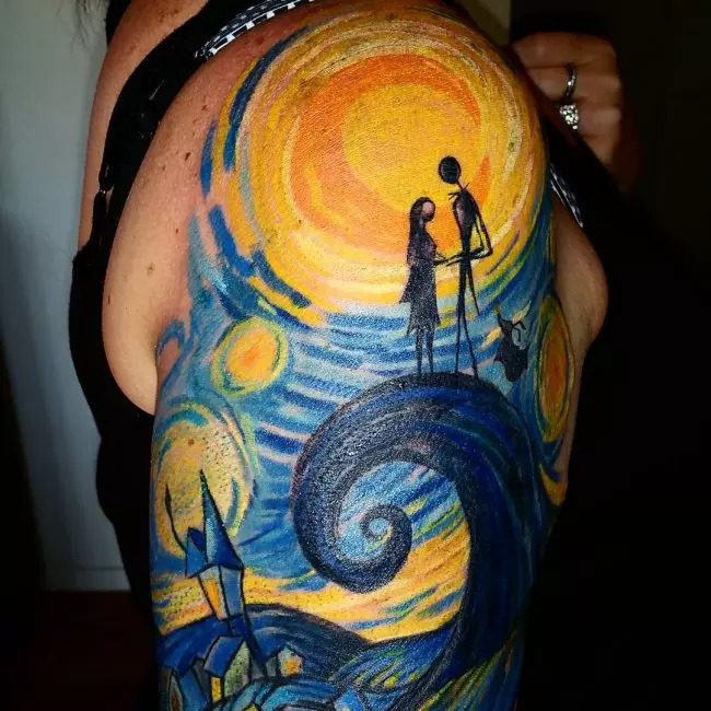 Jack and Sally Tattoo