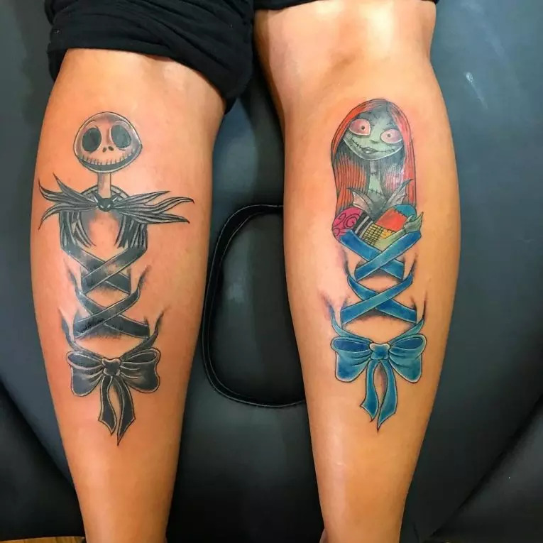 Jack and Sally Tattoo