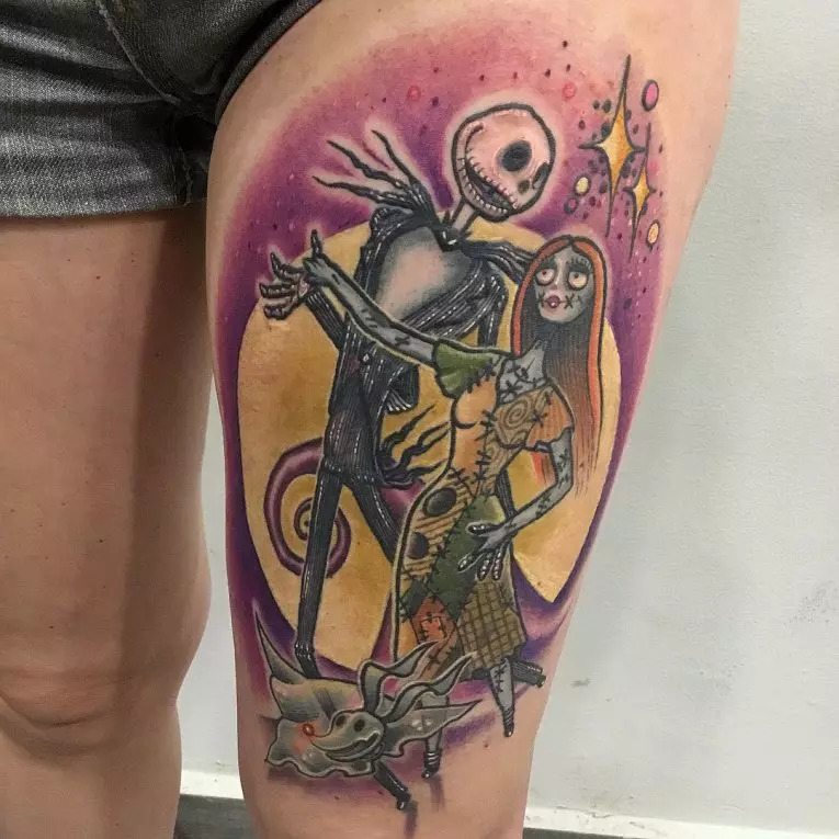 Jack and Sally Tattoo