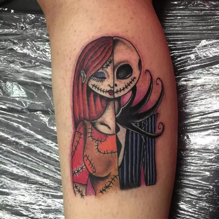 Jack and Sally Tattoo