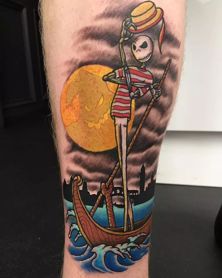 Jack and Sally Tattoo