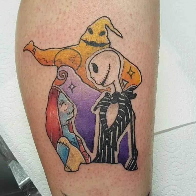 Jack and Sally Tattoo