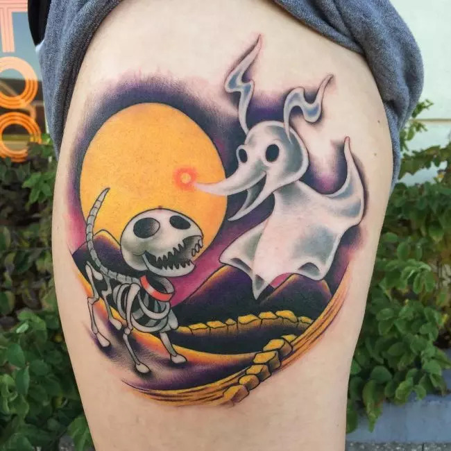 Jack and Sally Tattoo