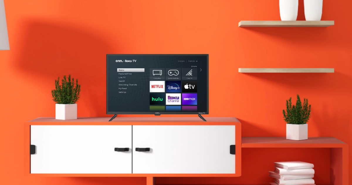 Onn. 32 inch Roku Smart TV Lifestyle