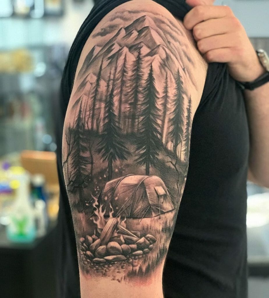 Outdoorsman tattoos