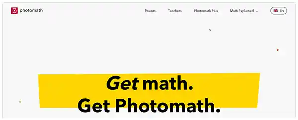  Photomath Homepage