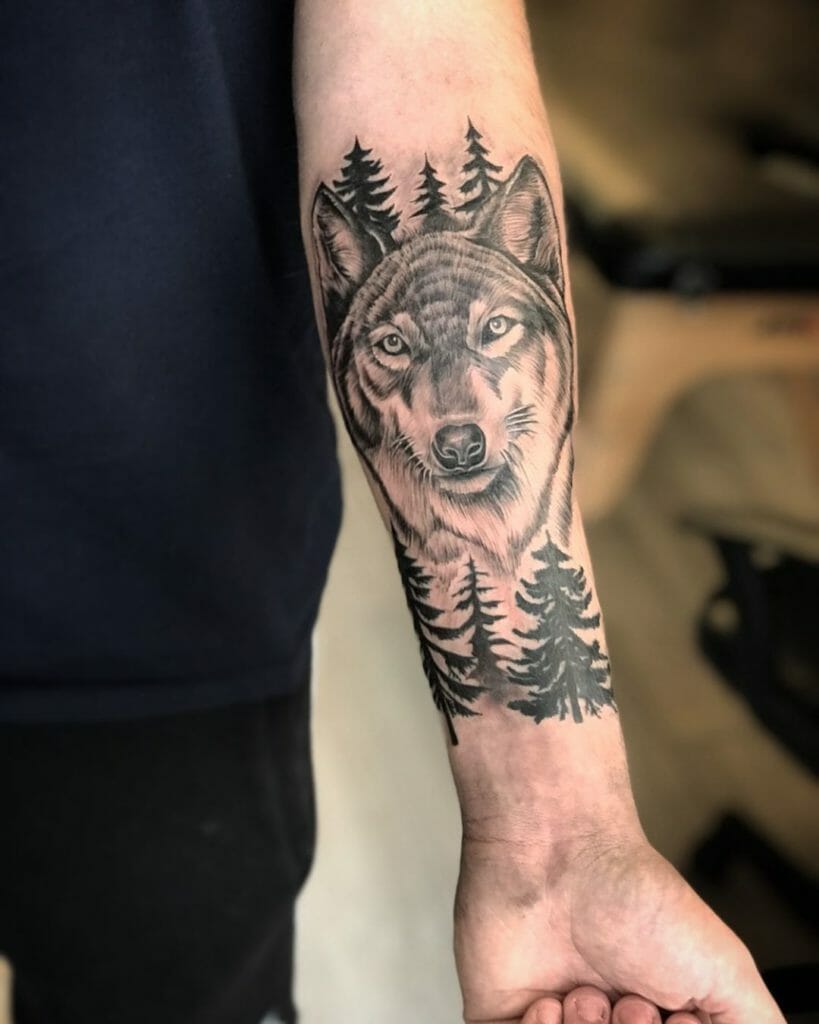 Pine tree tattoo3