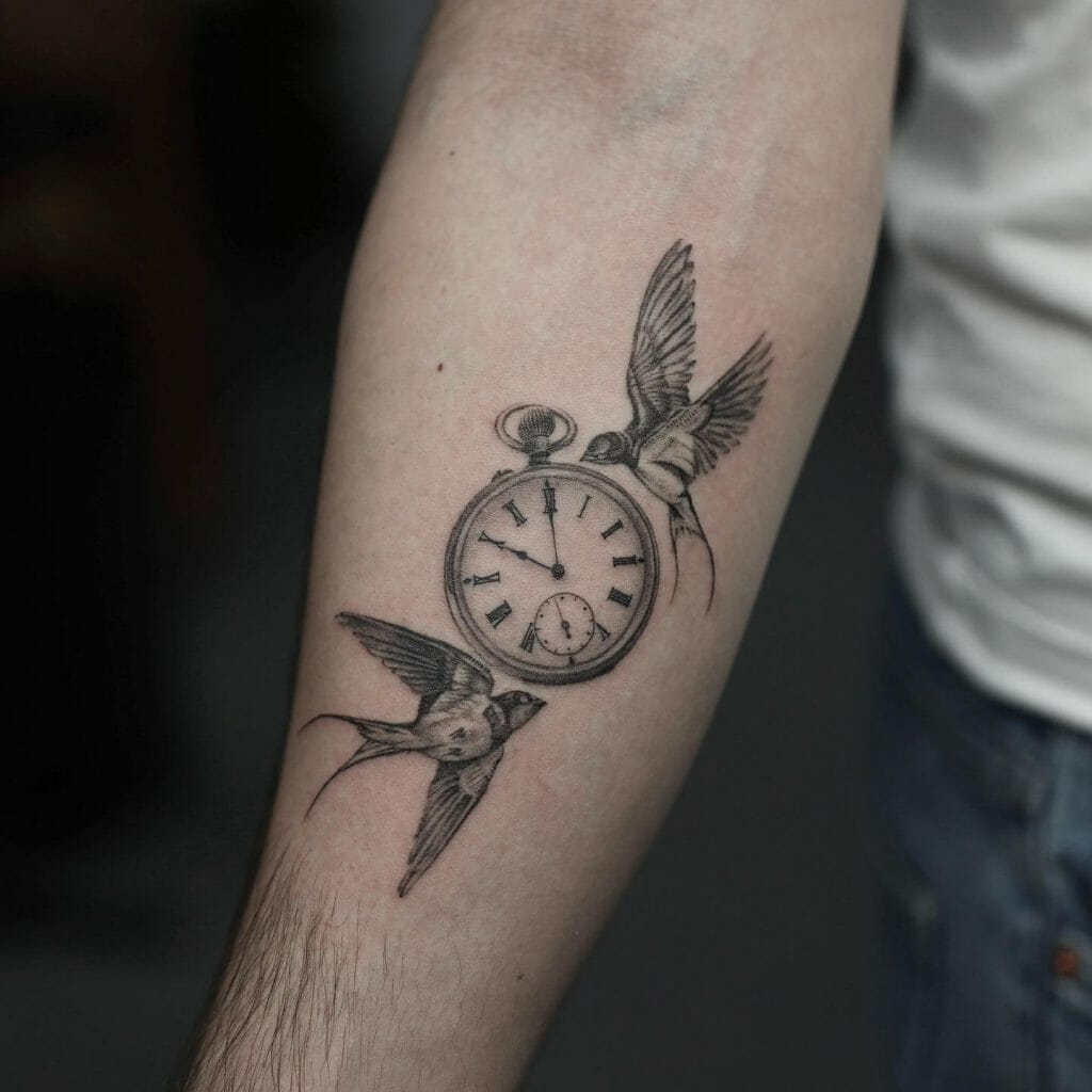 Pocket Watch Tattoo