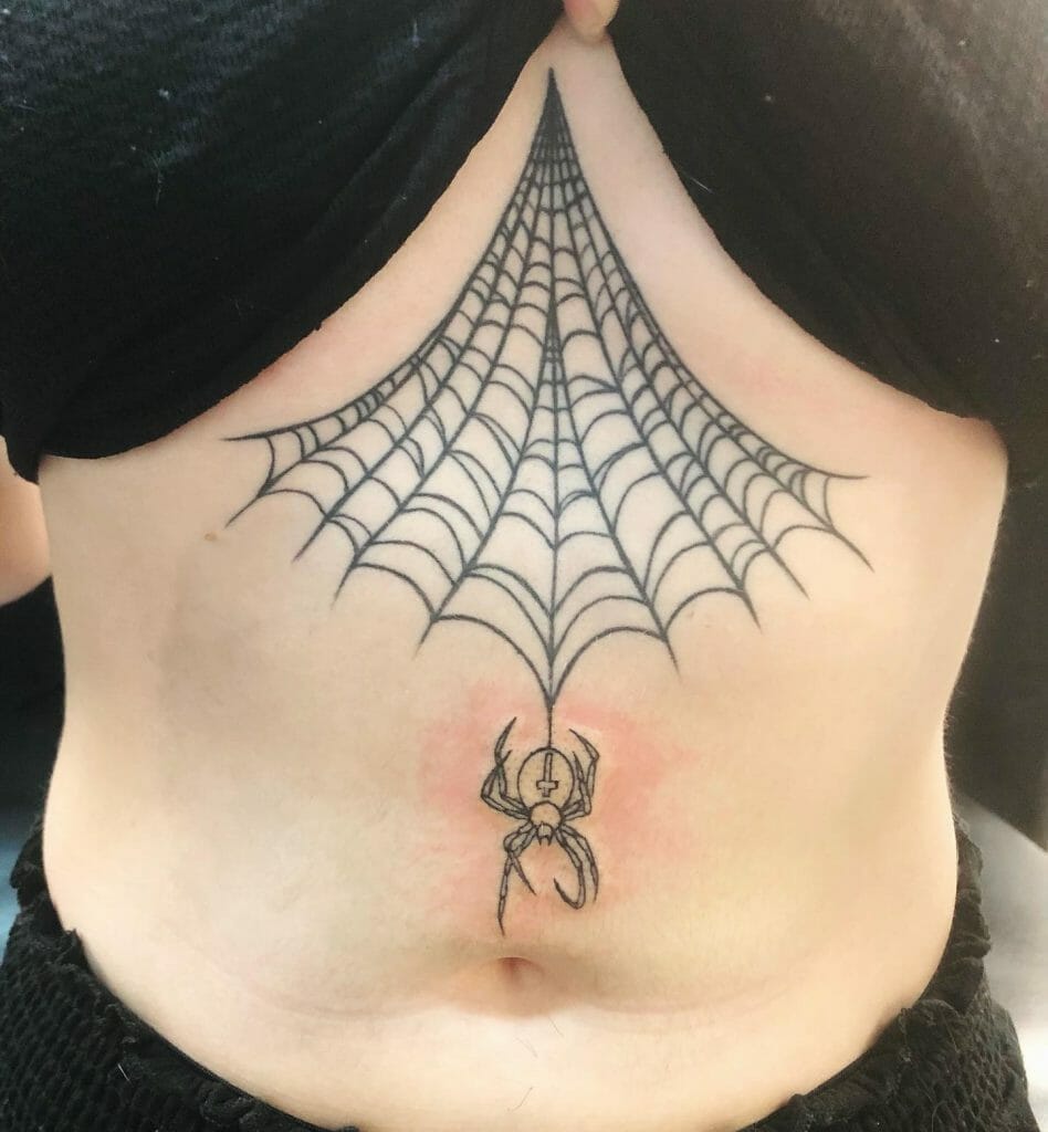 Quirky and Unusual Sternum Tattoo Ideas