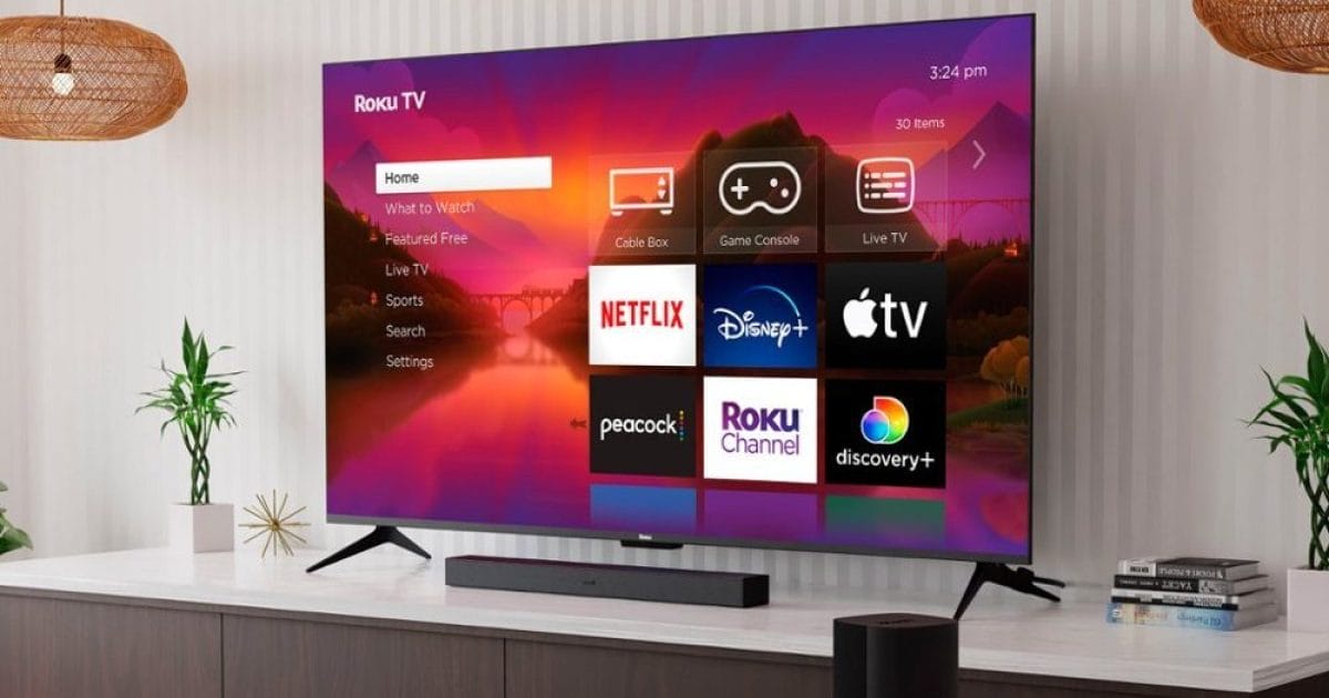 Roku 75 inch Class Plus Series QLED 4K Smart Roku TV e1696791379557