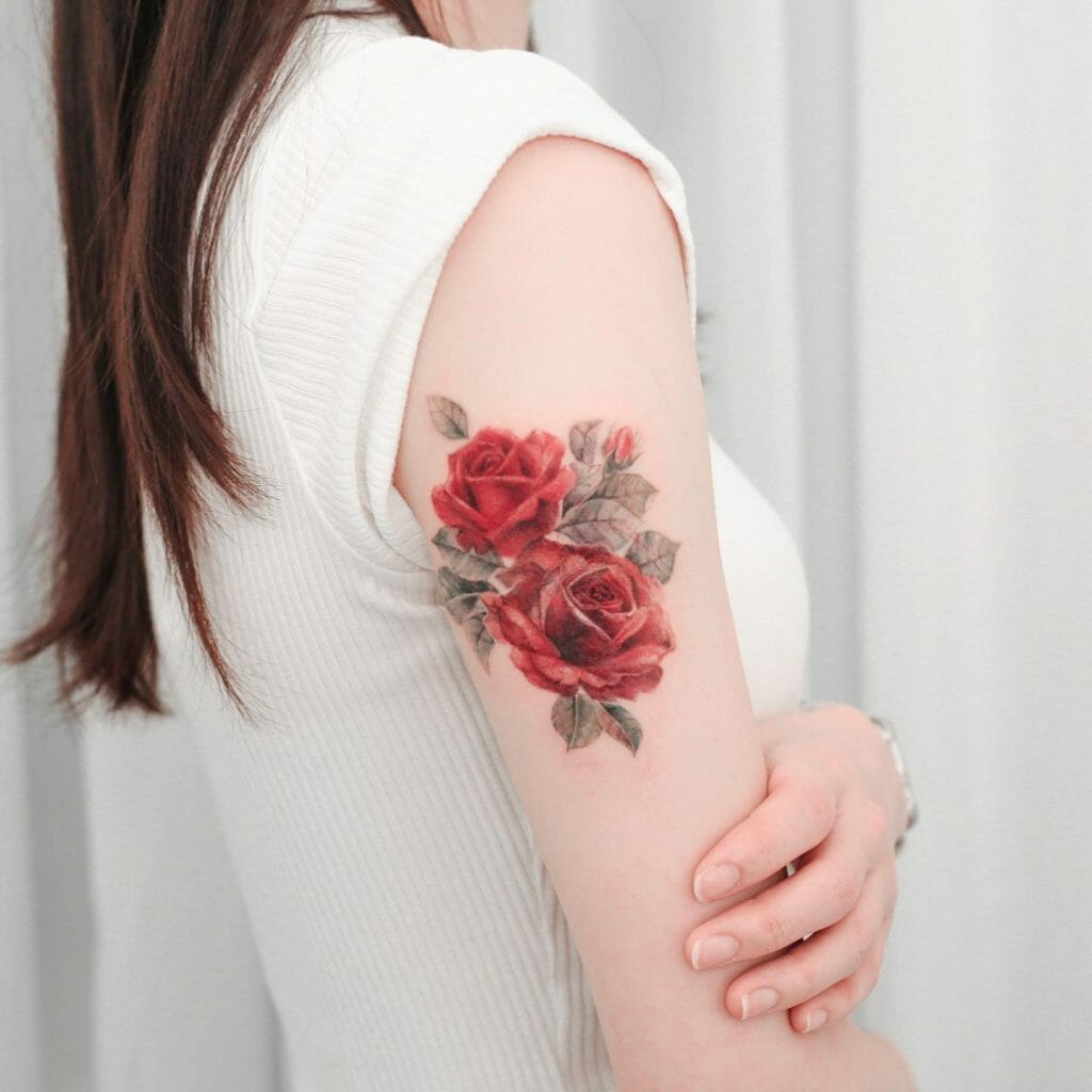 Rose Arm Tattoo