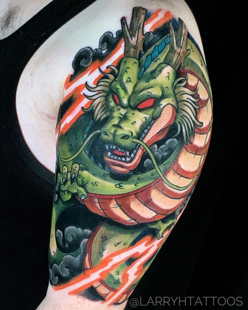 Dragon Ball Shenron Tattoos