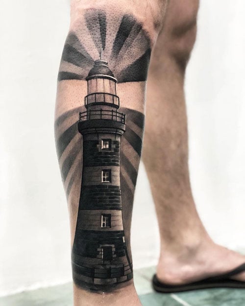 Leg Sleeve Tattoo