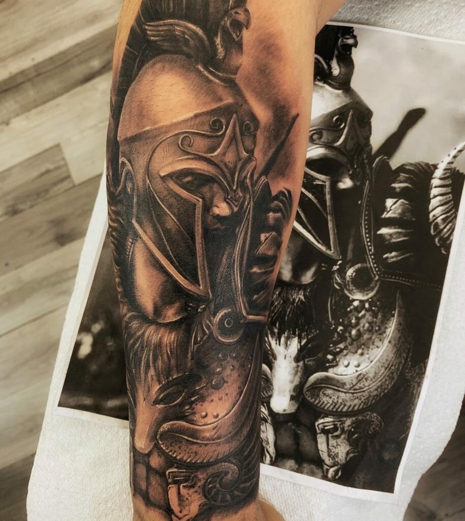 Sleeve Spartan Tattoo