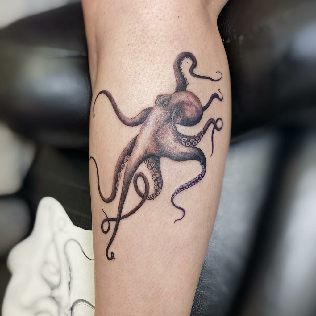 Small Octopus Tattoo