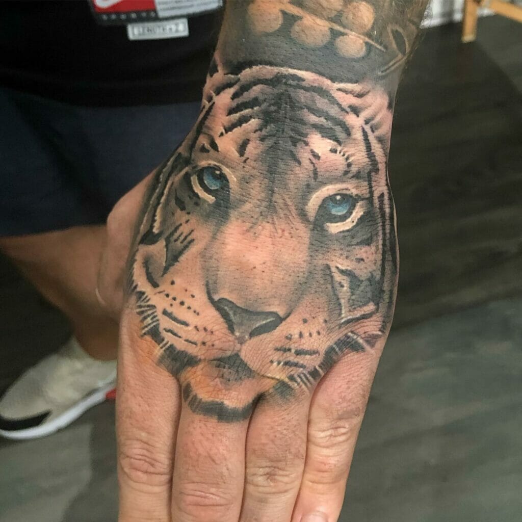 Small Tiger Tattoo