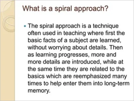 Spiral Learning